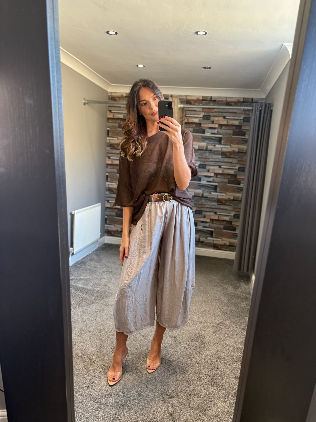 Fine Knit Drape Top
