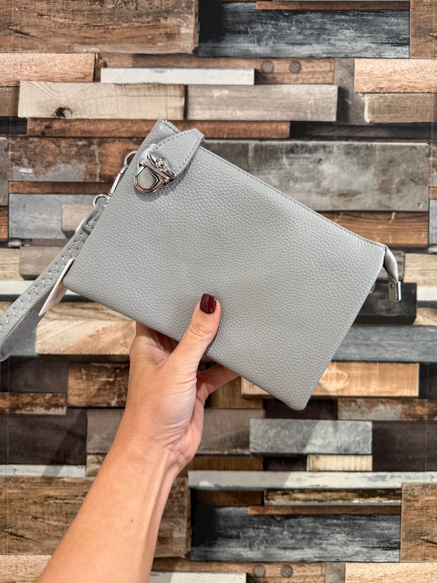 Padlock Crossbody Bag/Wristlet