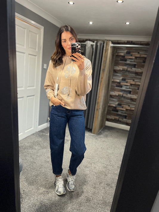 Diamanté Skull Hoody