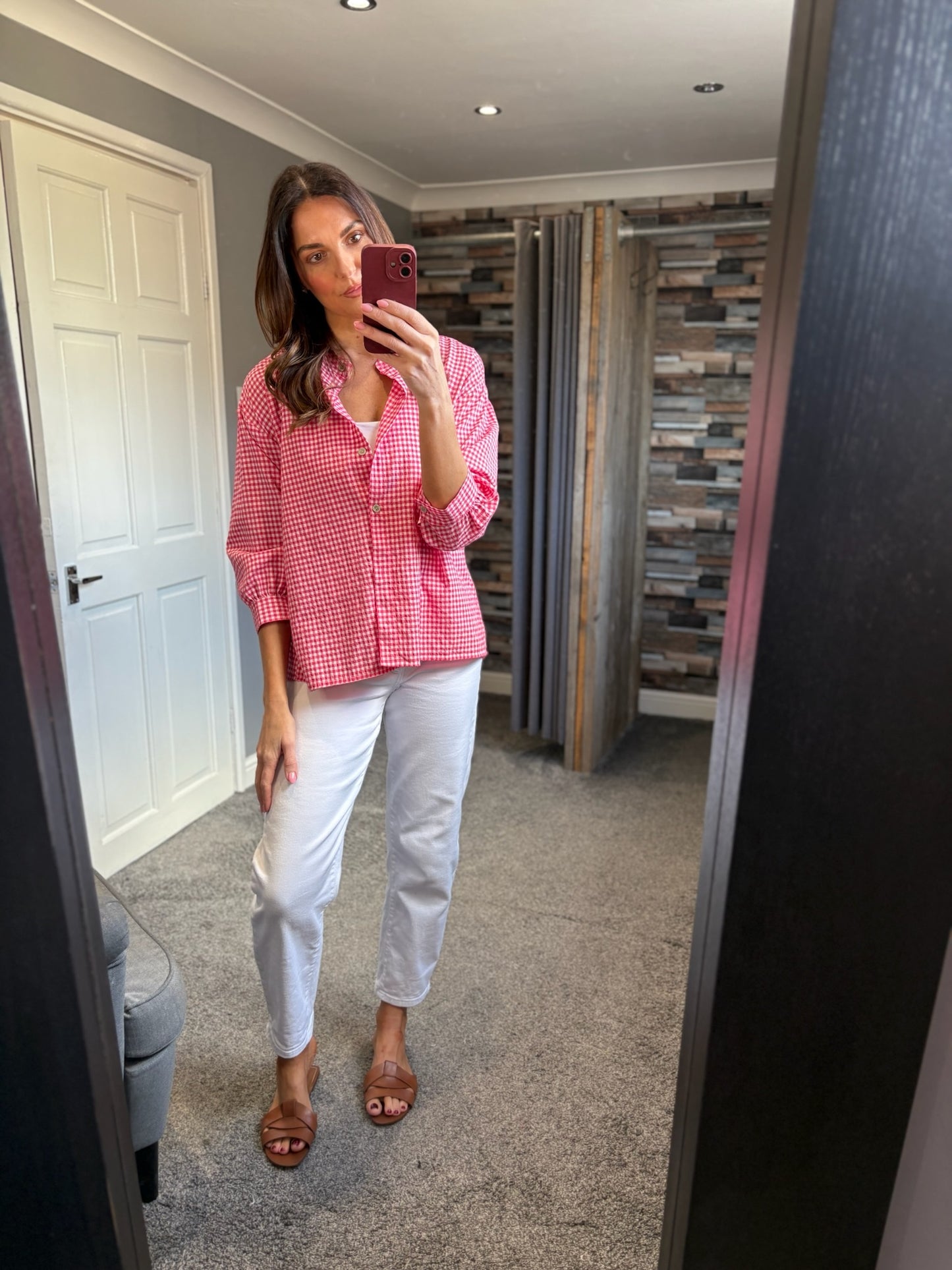 Gingham Blouse