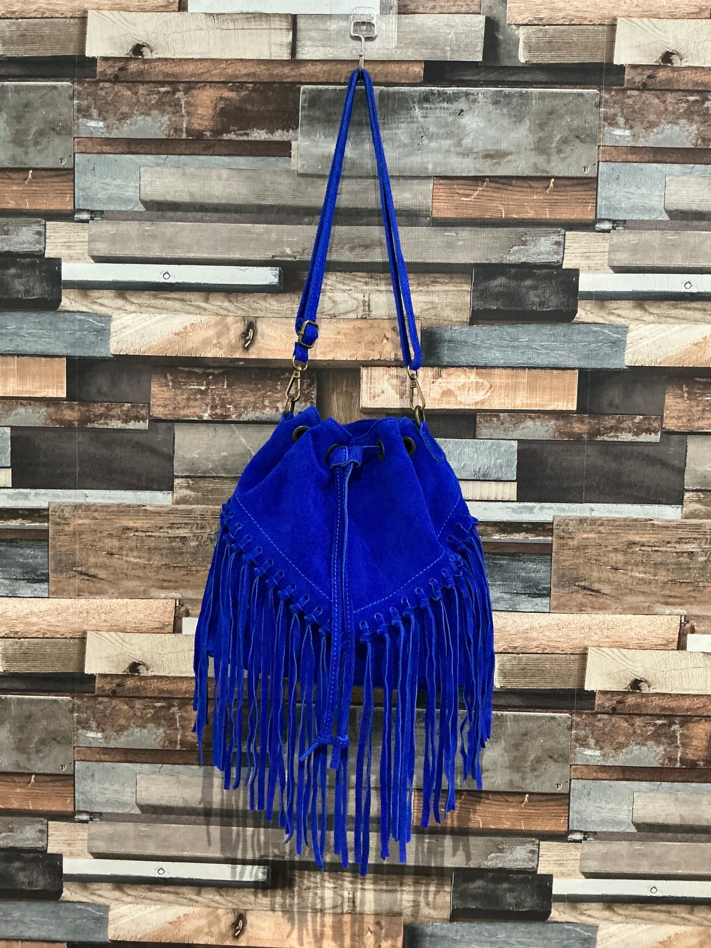 Suede Tassel Bag