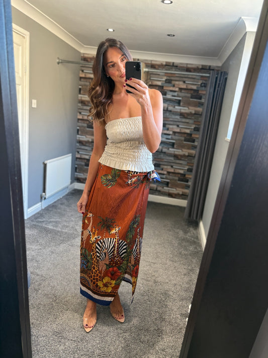 Jungle Wrap Skirt