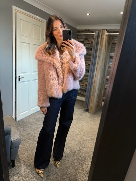 Fur Jacket - Pink