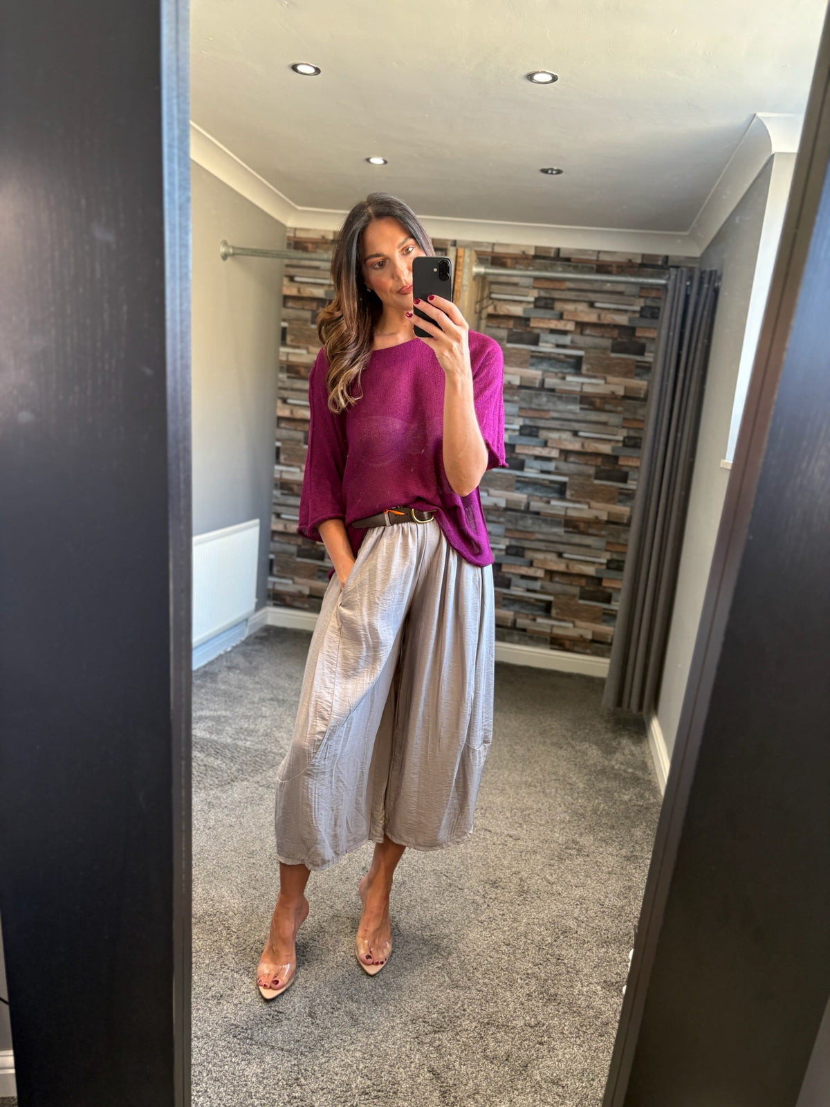 Fine Knit Drape Top