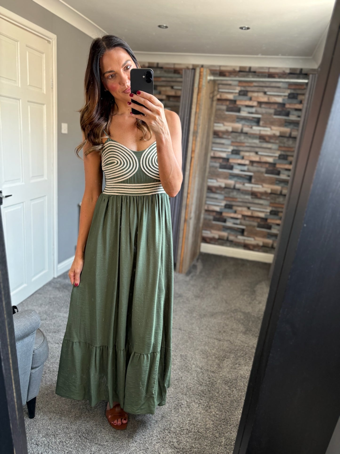 Swirl Detail Sundress