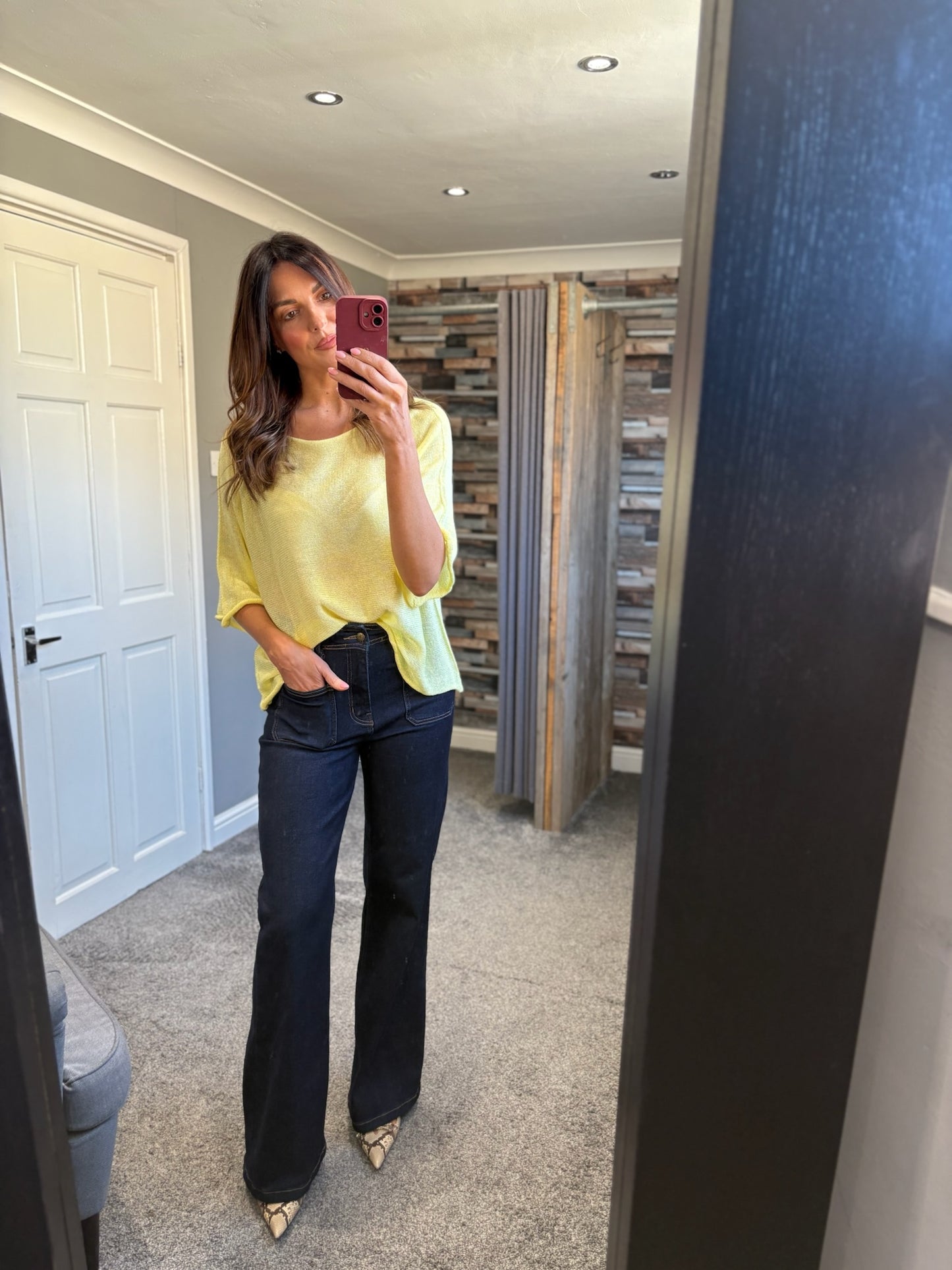 Fine Knit Drape Top