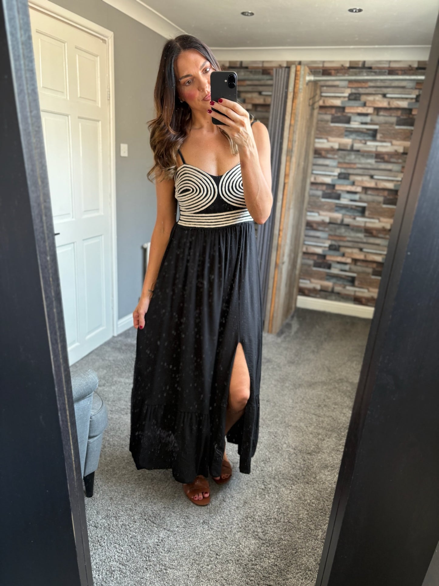 Swirl Detail Sundress