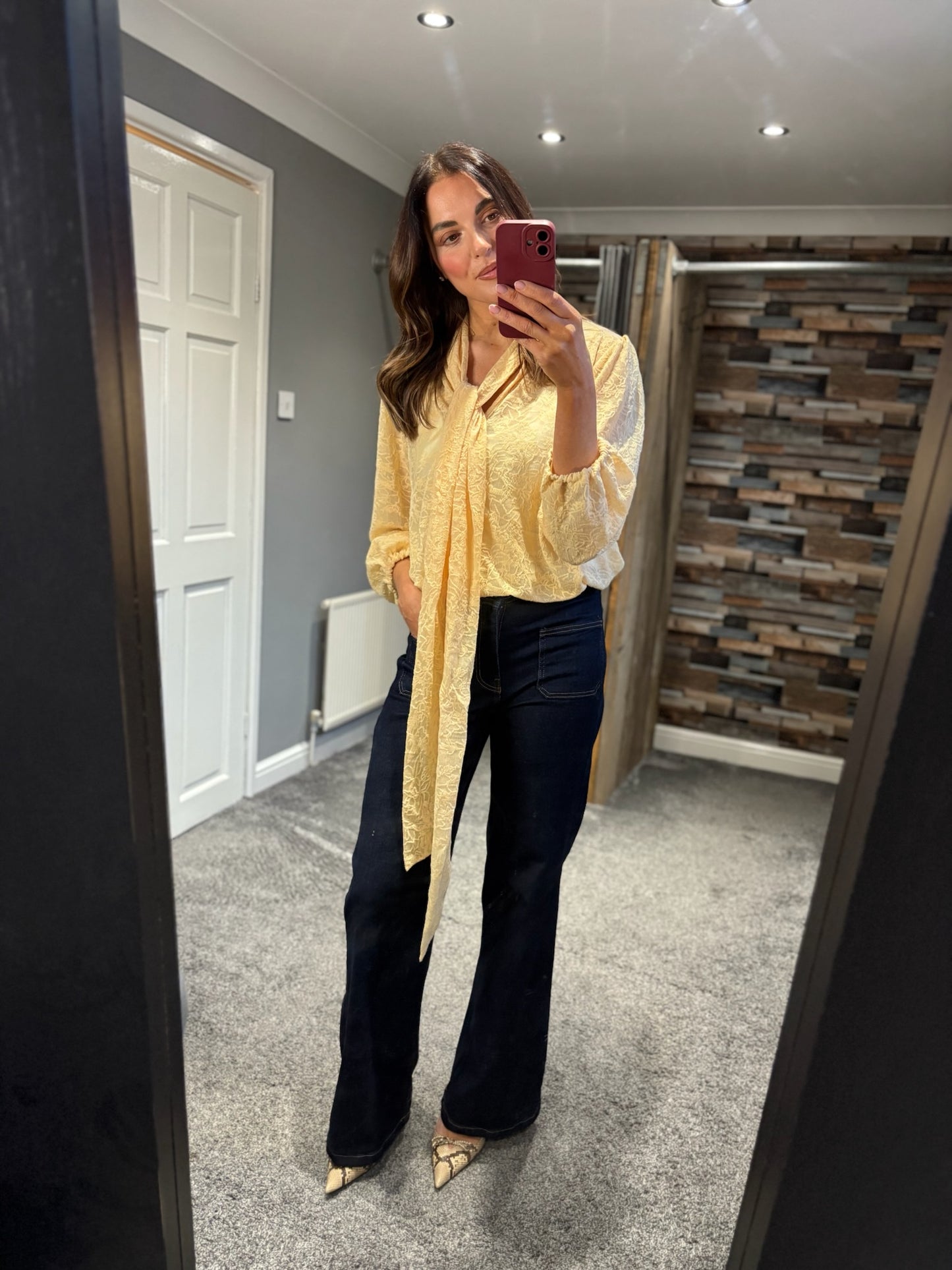 Lace Pussybow Blouse