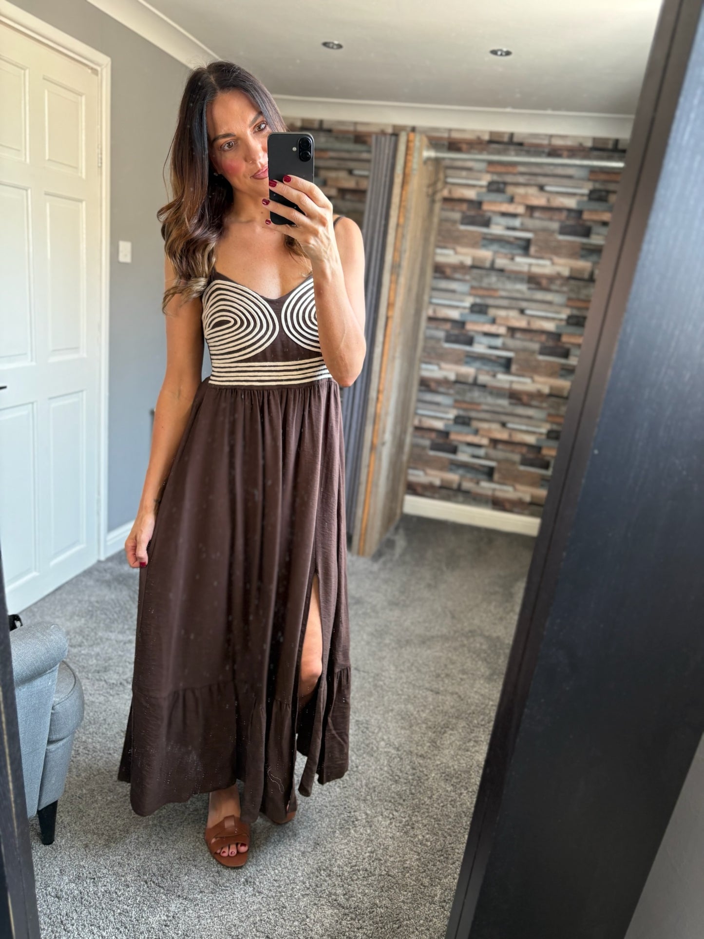 Swirl Detail Sundress