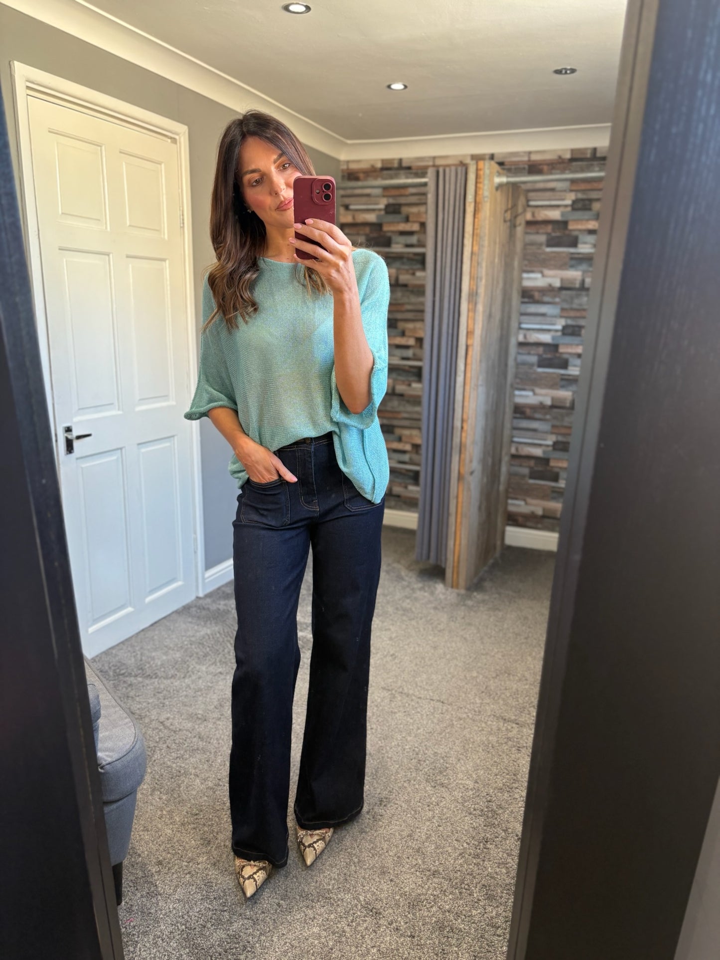 Fine Knit Drape Top