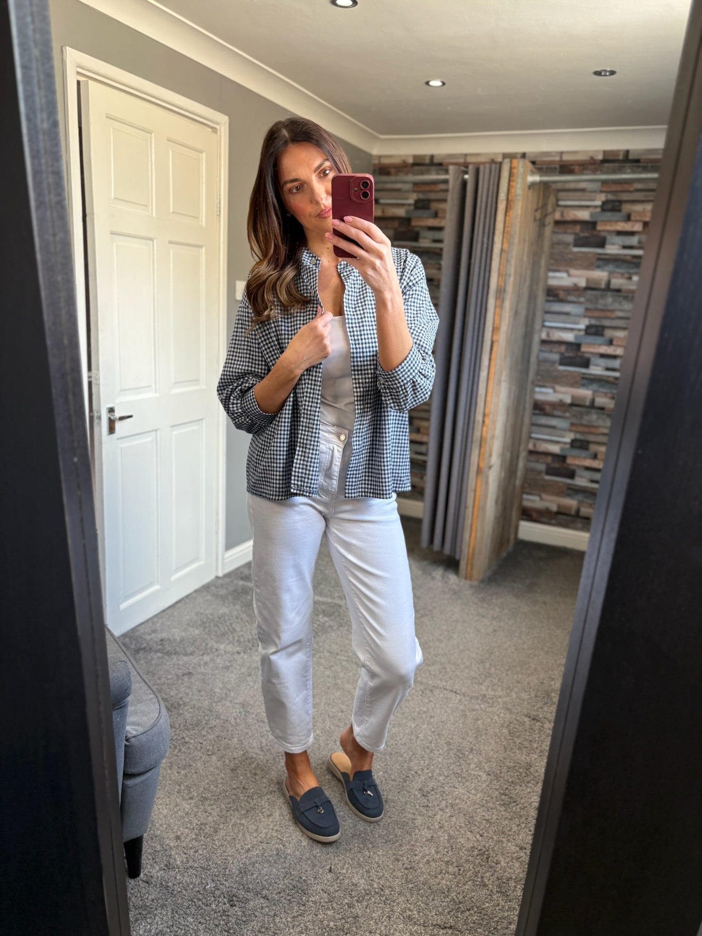Gingham Blouse