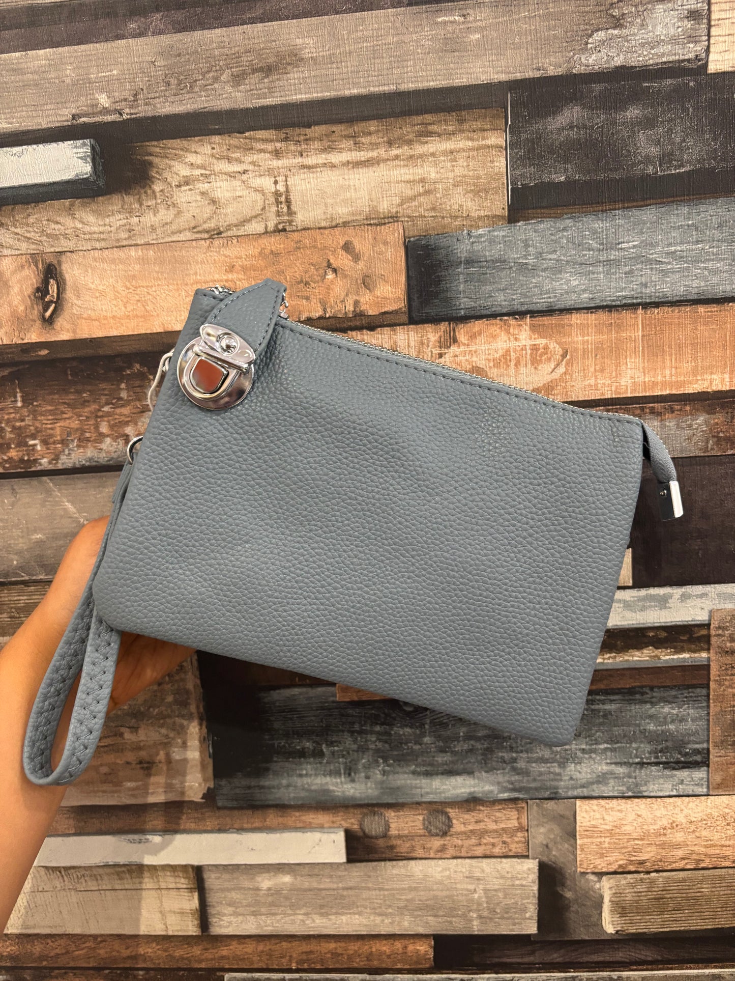 Padlock Crossbody Bag/Wristlet