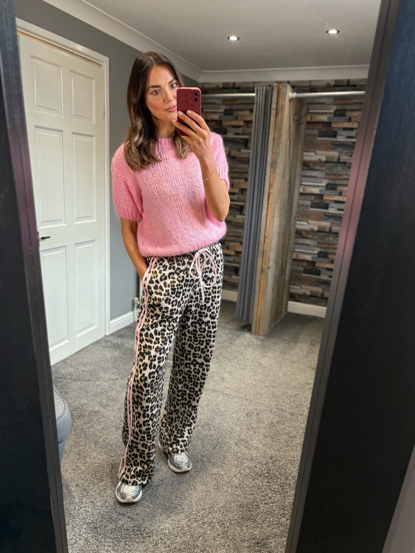 Leopard Brights Track Pants