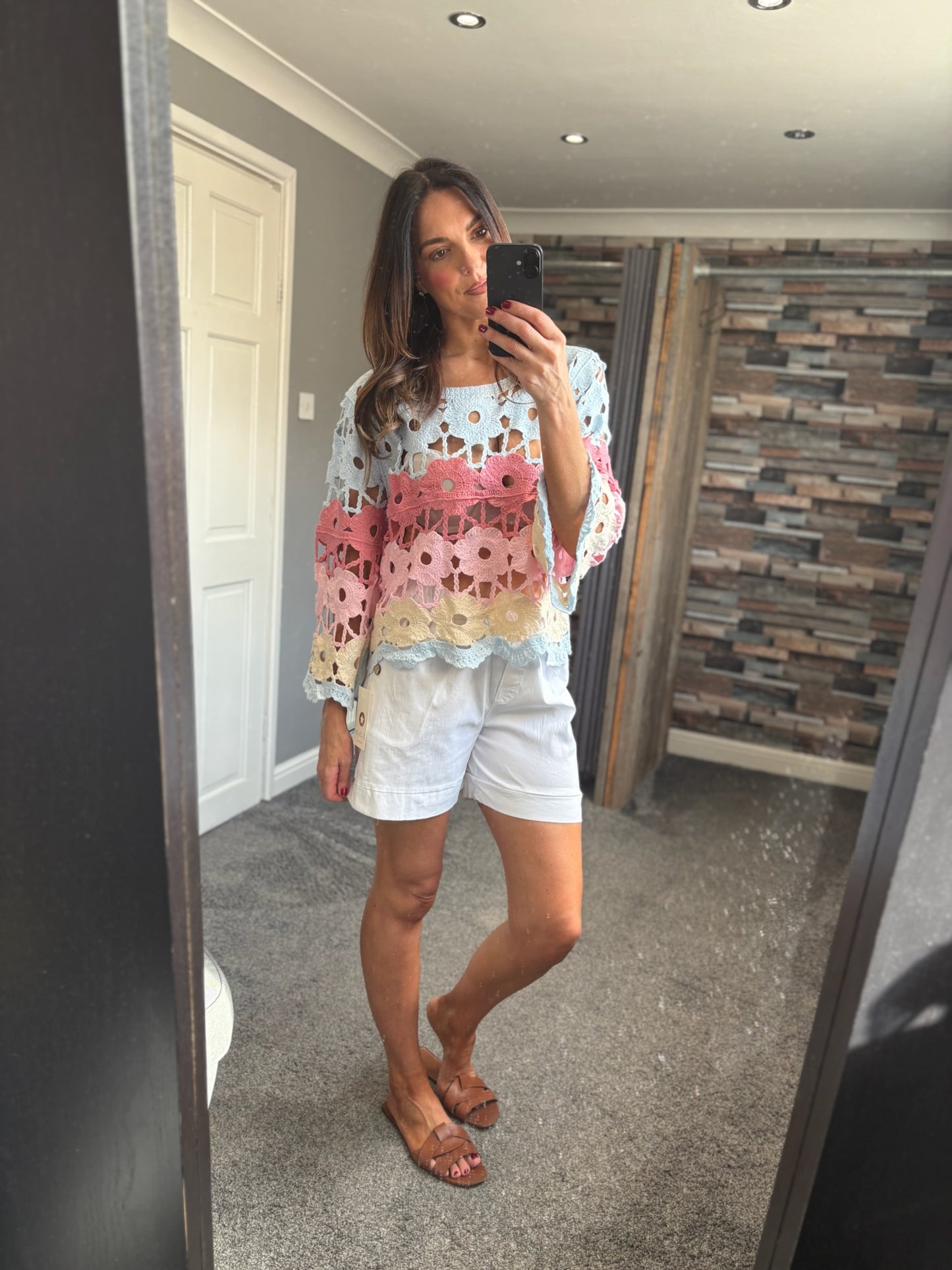 Crochet Brights Top