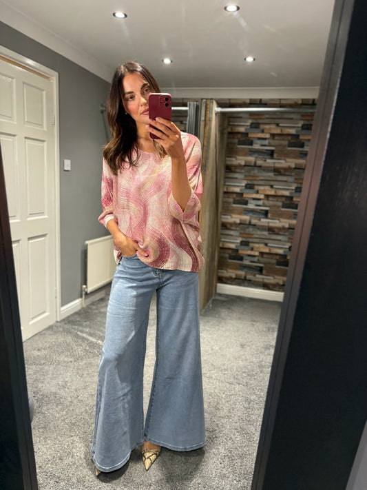 Brushstroke Drape Jumper