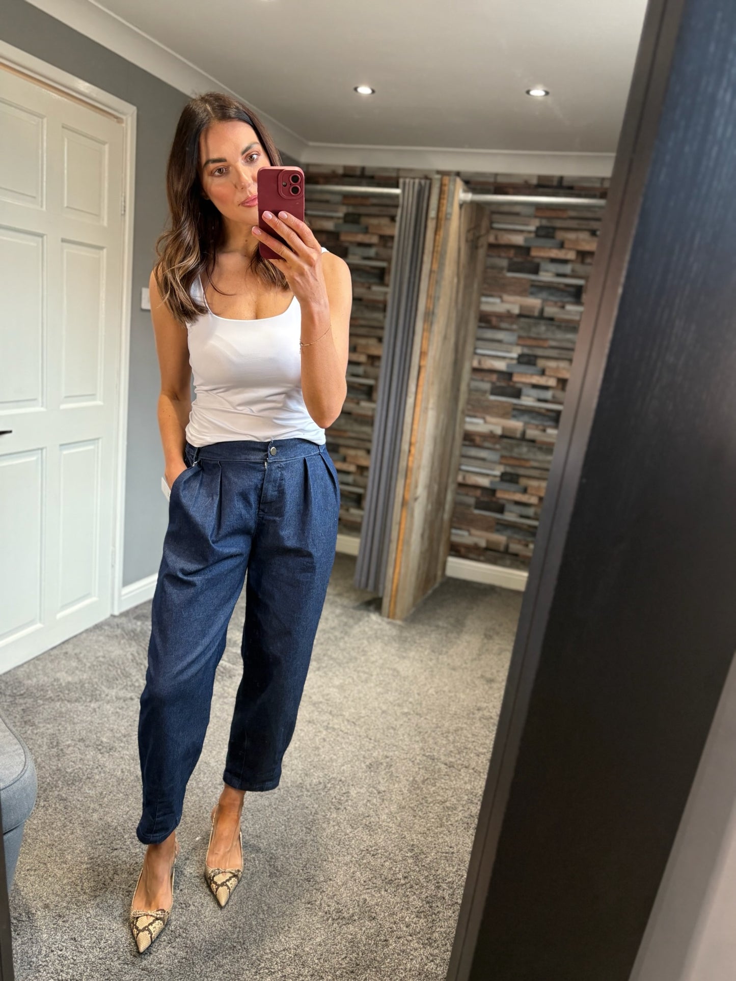 Cigarette style Jeans