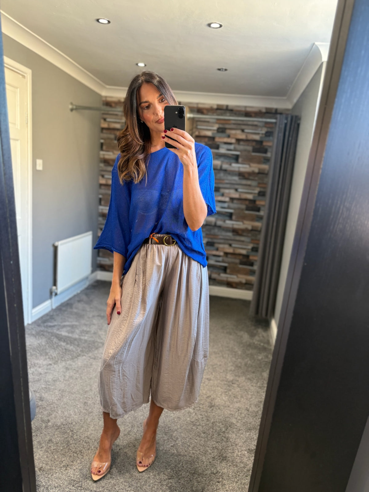 Fine Knit Drape Top
