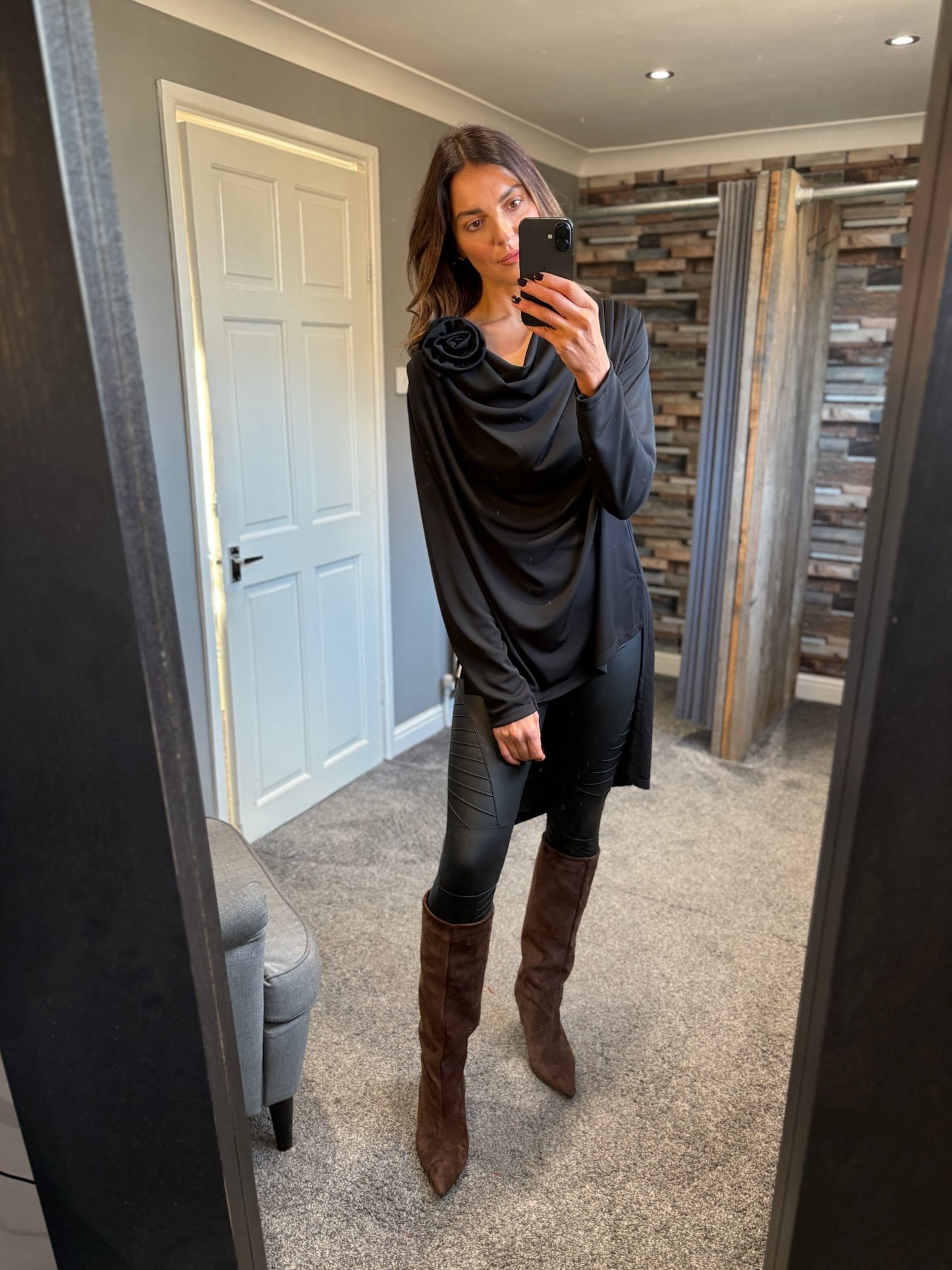 Corsage Longline Top