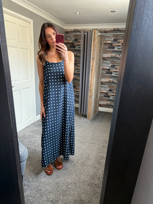 Spotty Slip Dress