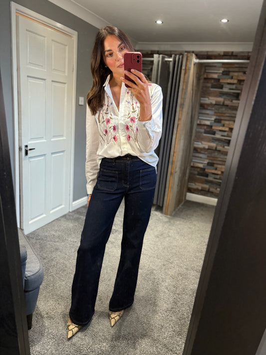 Embroidered Spring Blouse