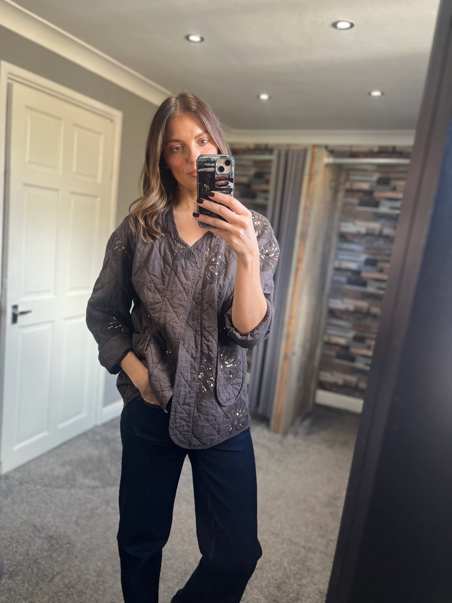 Embellished Padded Jacket