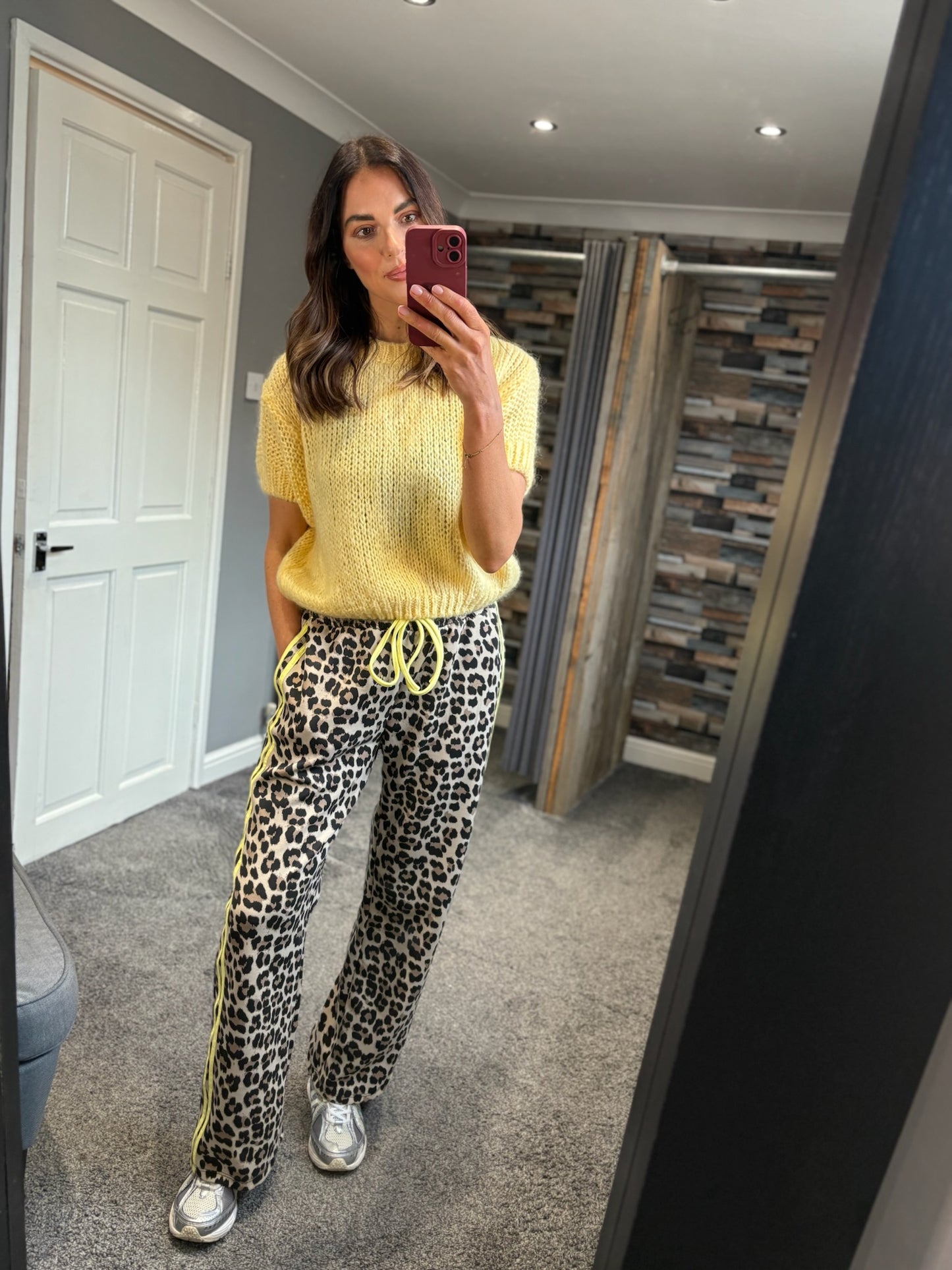 Leopard Brights Track Pants