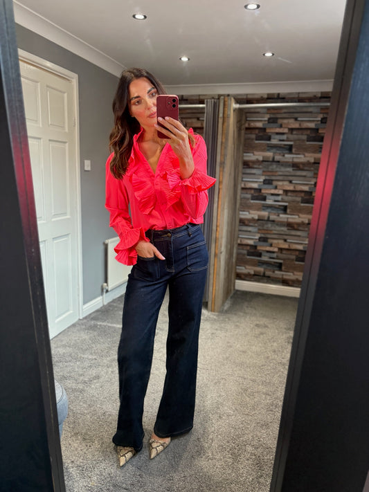 Lisa Shirt - Neon Pink