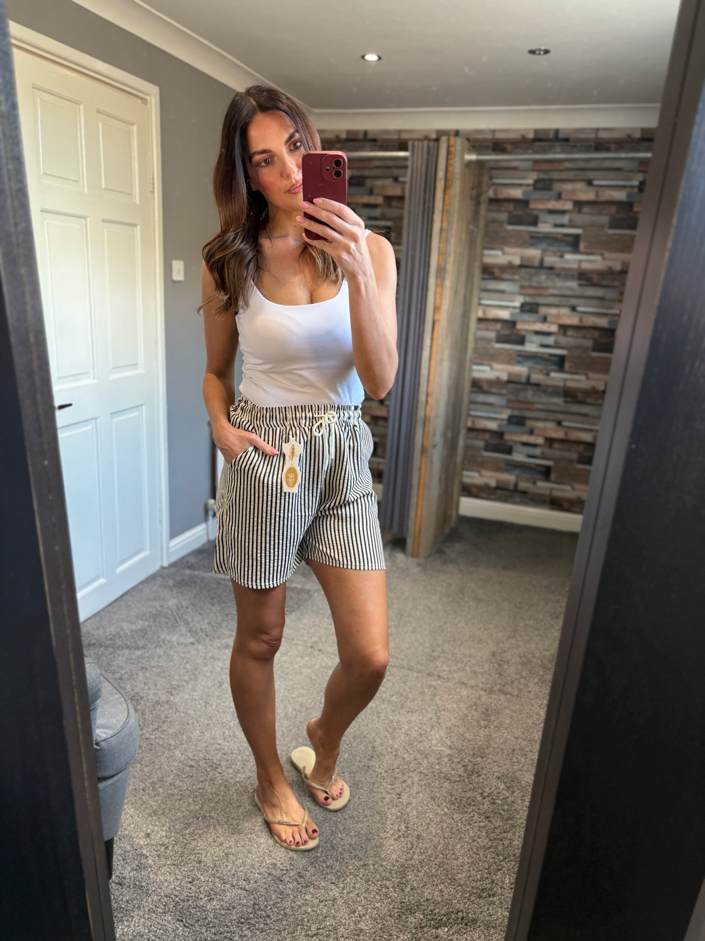 Stripe Shorts