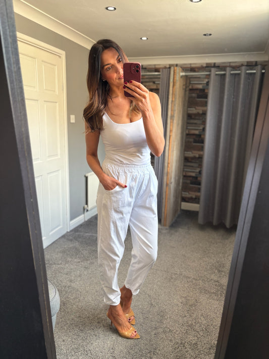 Stretch Tapered Trousers