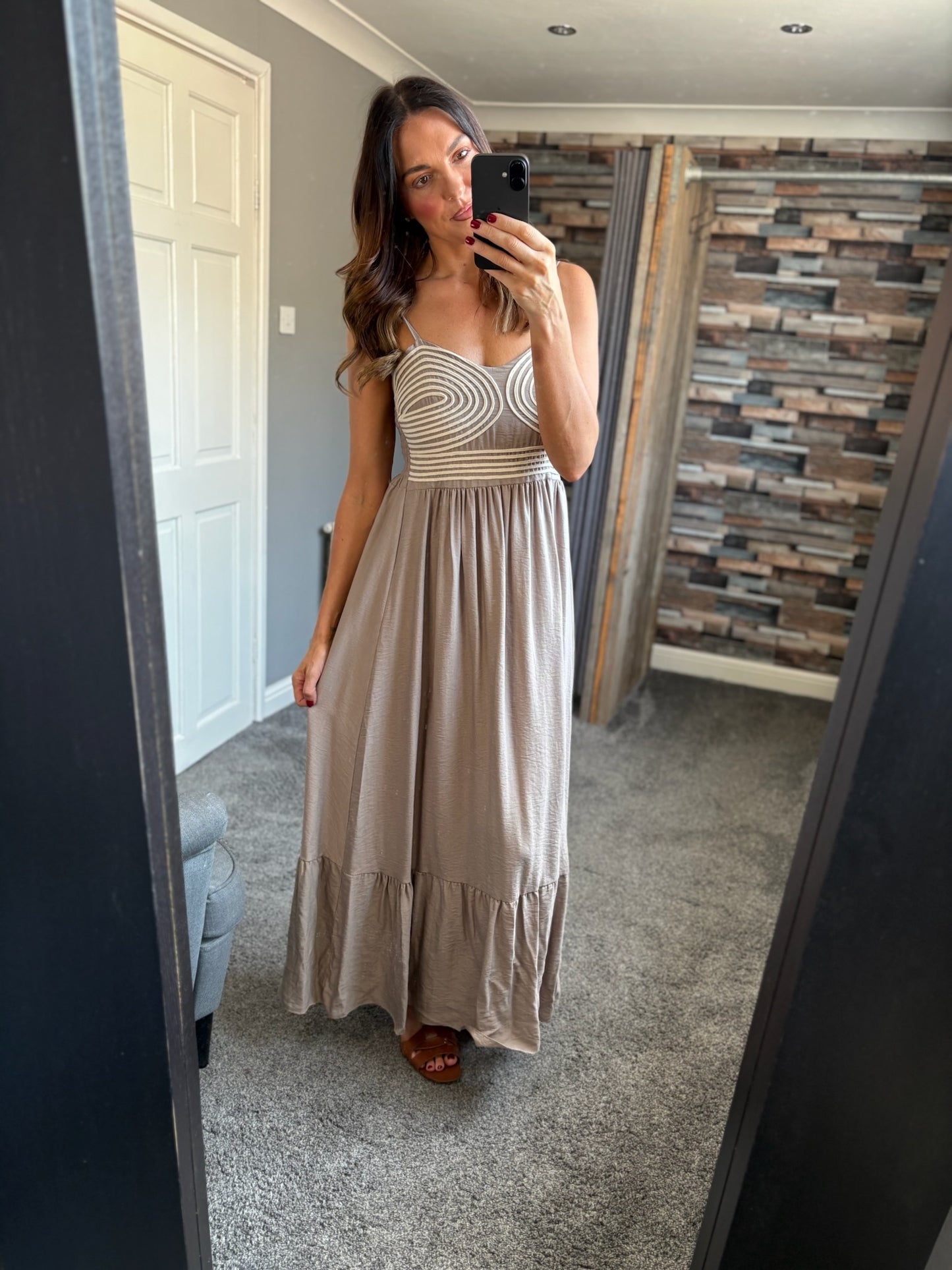 Swirl Detail Sundress