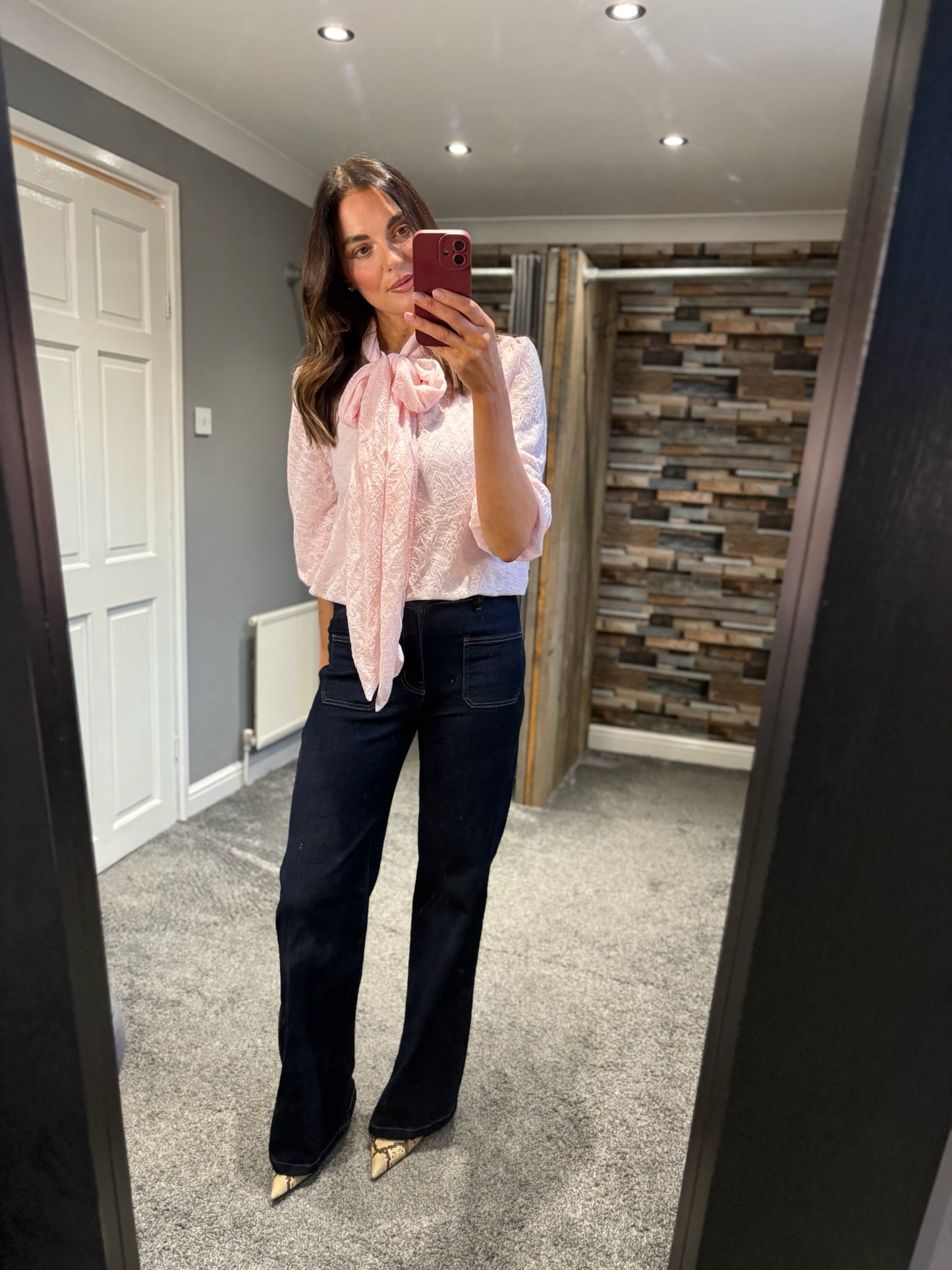 Lace Pussybow Blouse