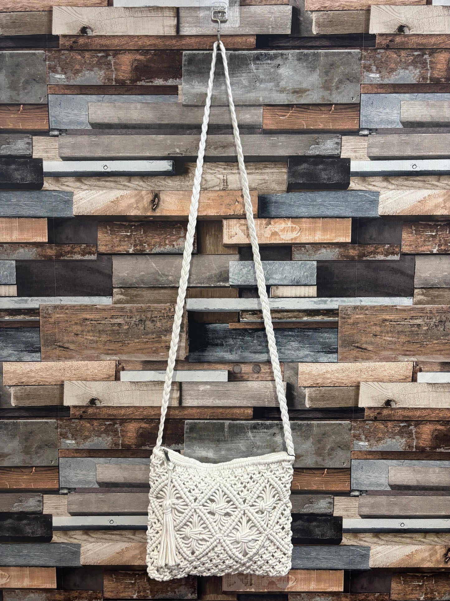 Macrame Crossbody Bag