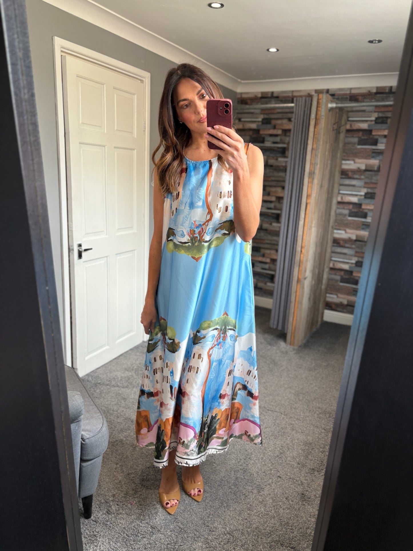 Santorini Satin Dress