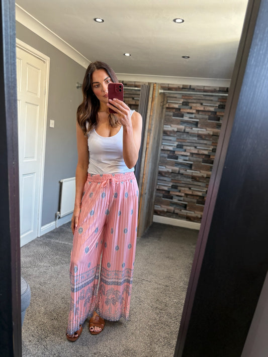 Wide Leg Trousers - Boho