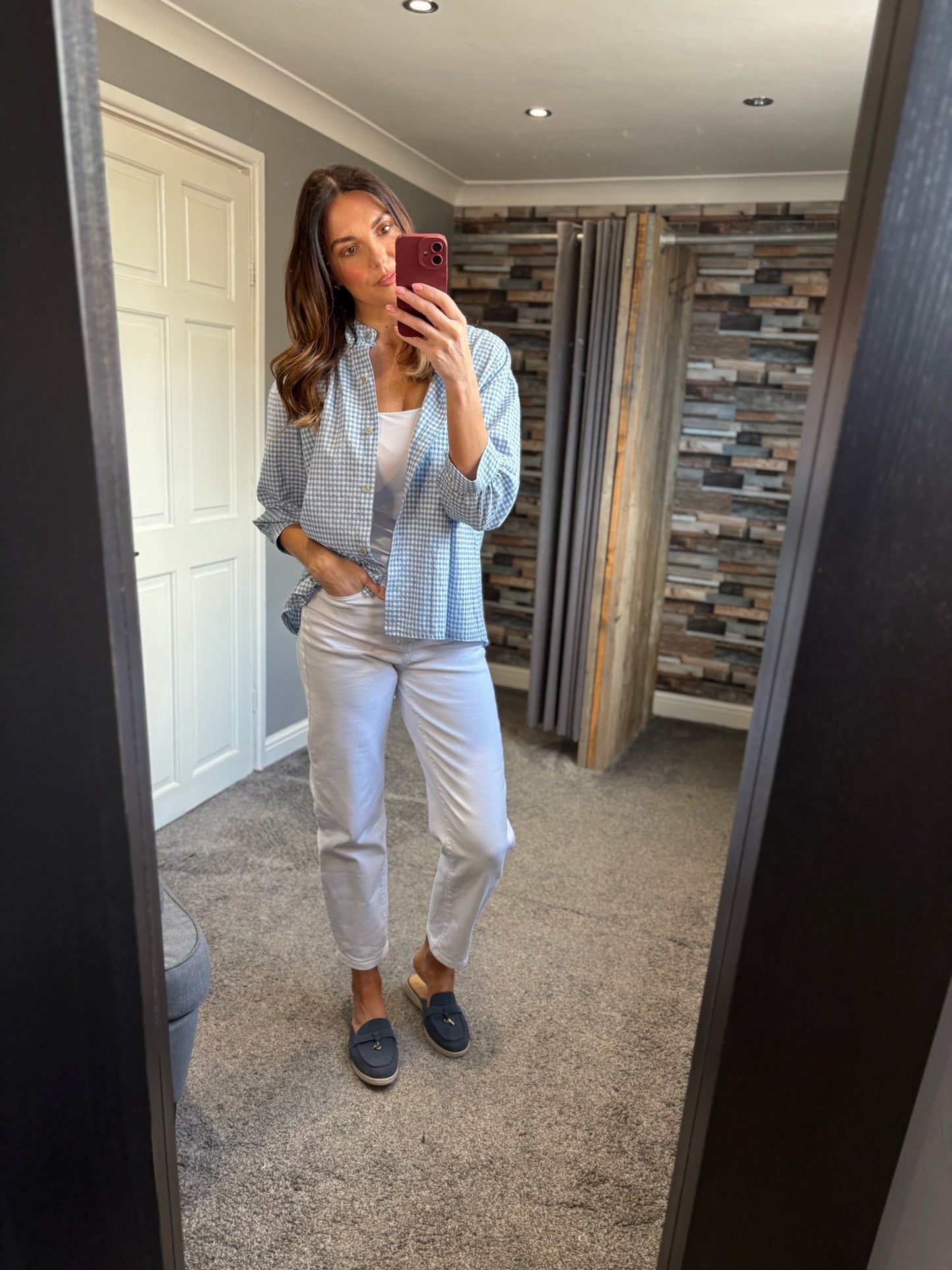 Gingham Blouse