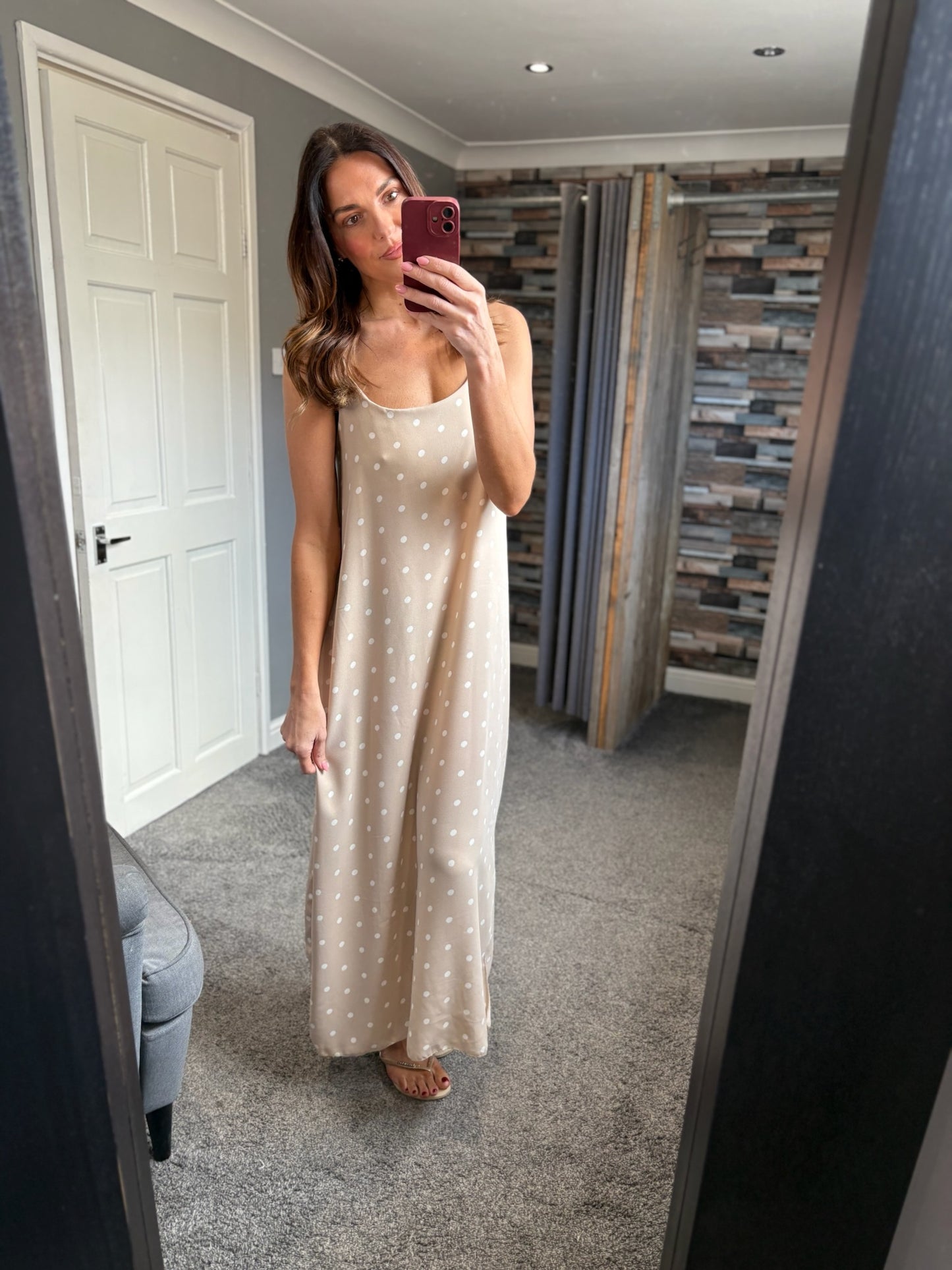 Spotty Slip Dress