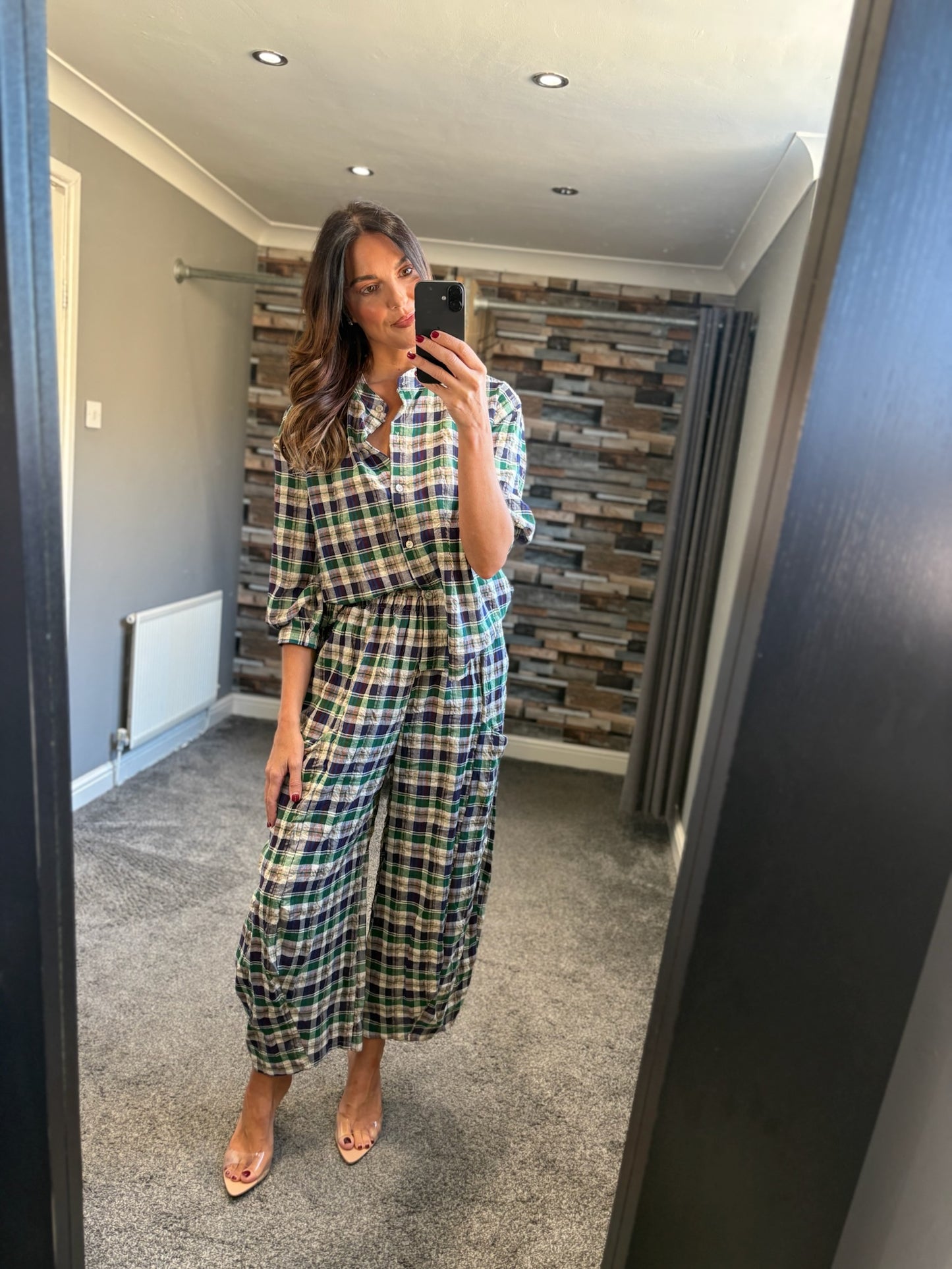 Autumn Gingham Trousers