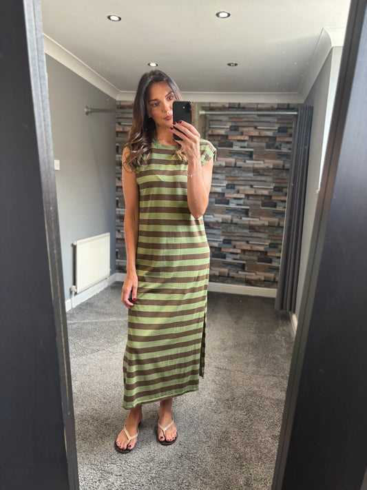 Stripe Tshirt Dress