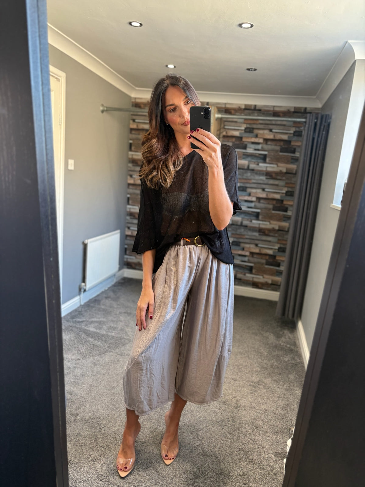 Fine Knit Drape Top