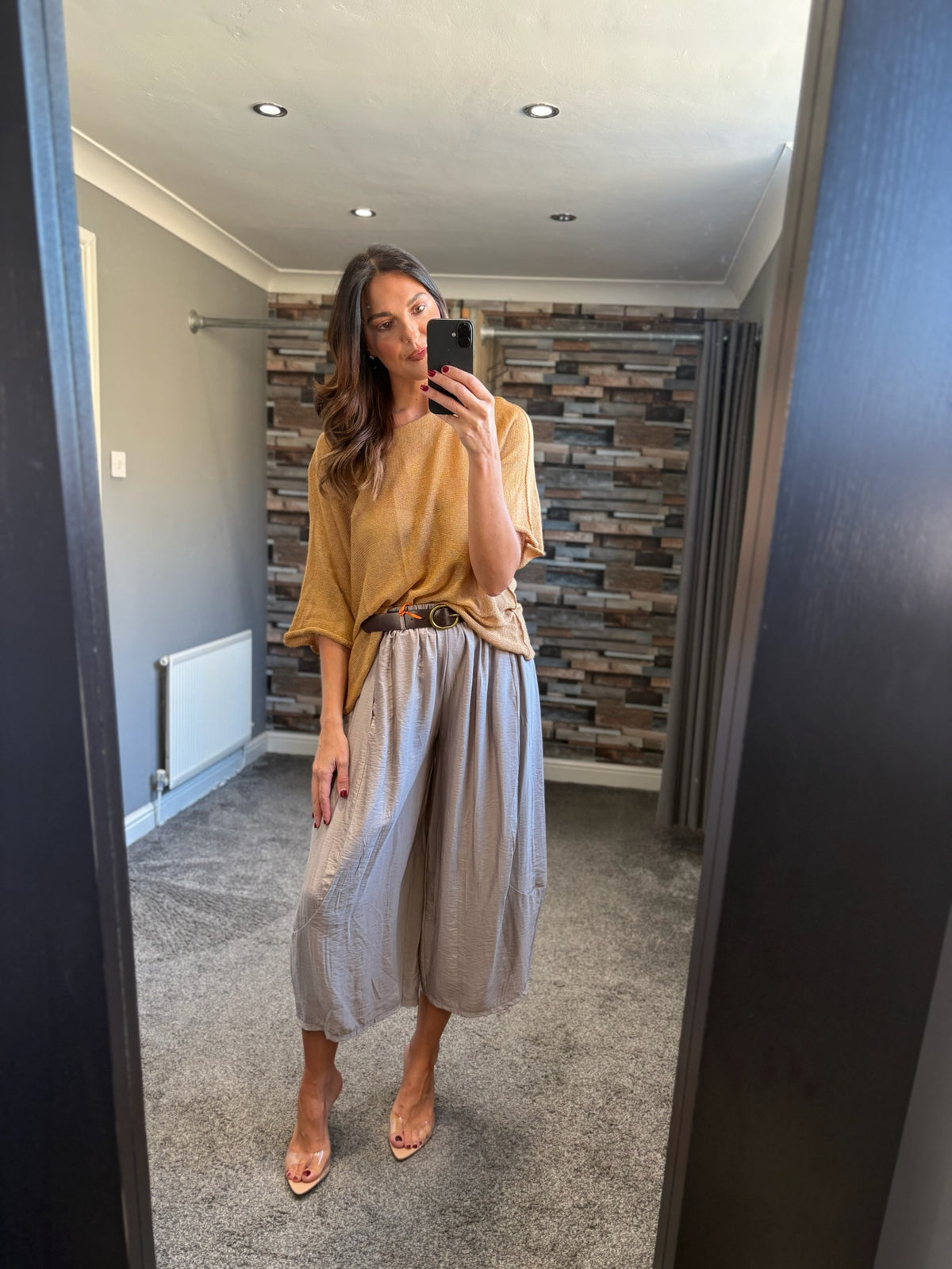 Fine Knit Drape Top