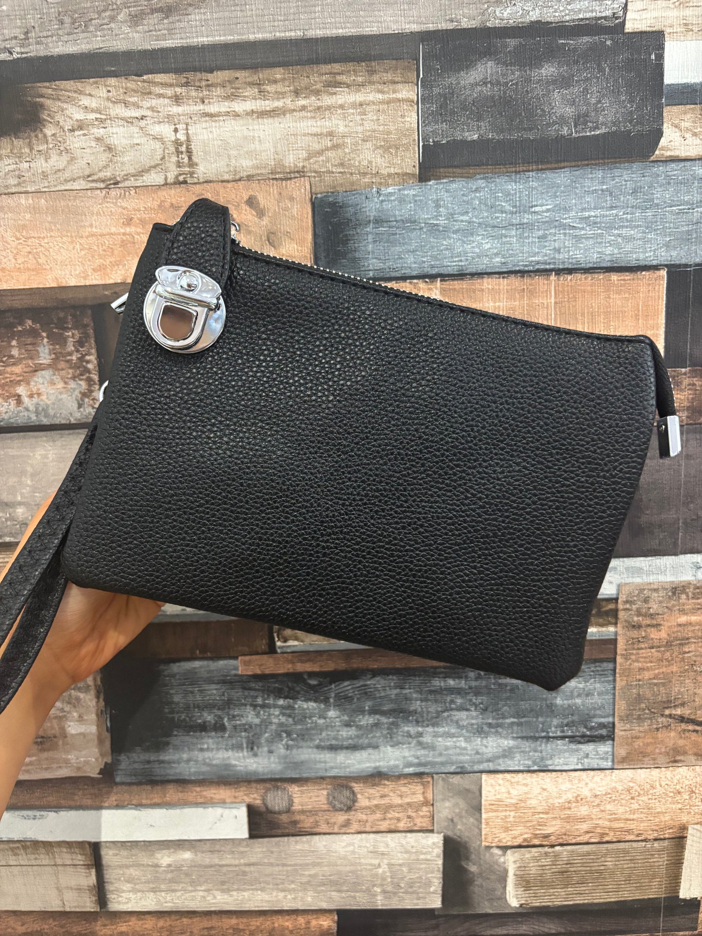 Padlock Crossbody Bag/Wristlet